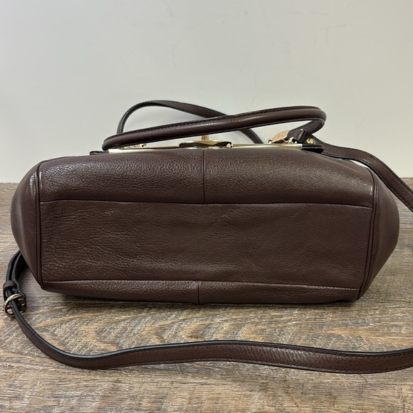 SOLD IN STORE Coach Madison Small Leather Madeline Satchel Crossbody - Picture 7 of 12